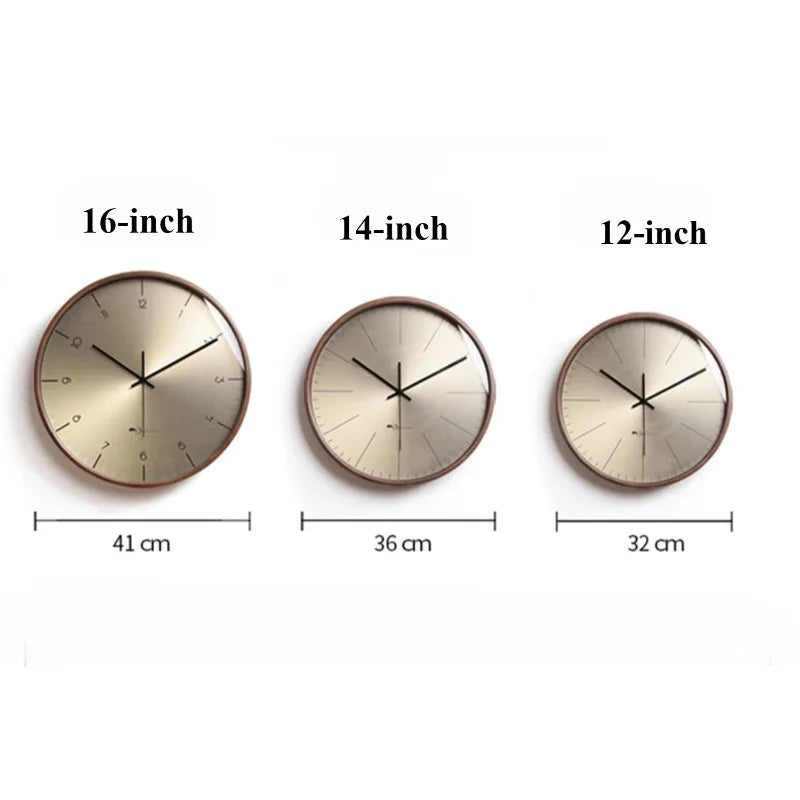 Luxe Wooden Digital Wall Clock