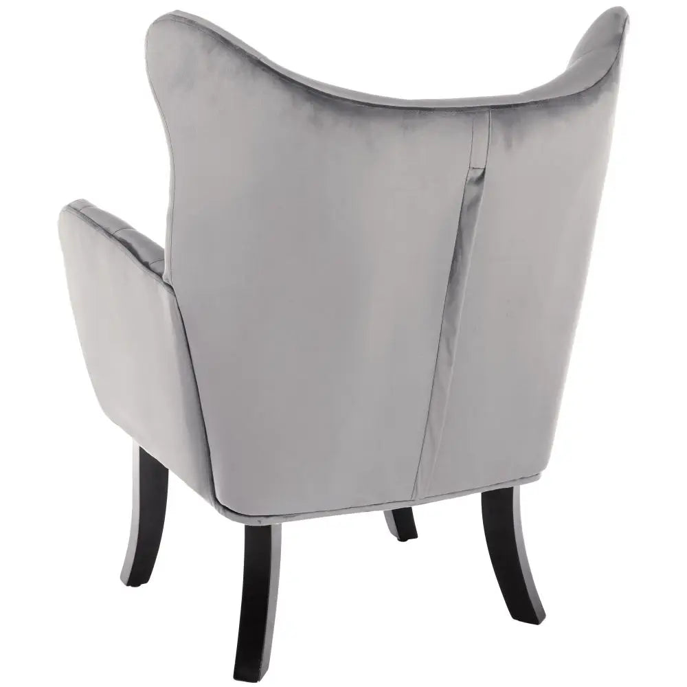 Modern Velvet High Back Accent Chair