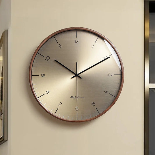 Luxe Wooden Digital Wall Clock