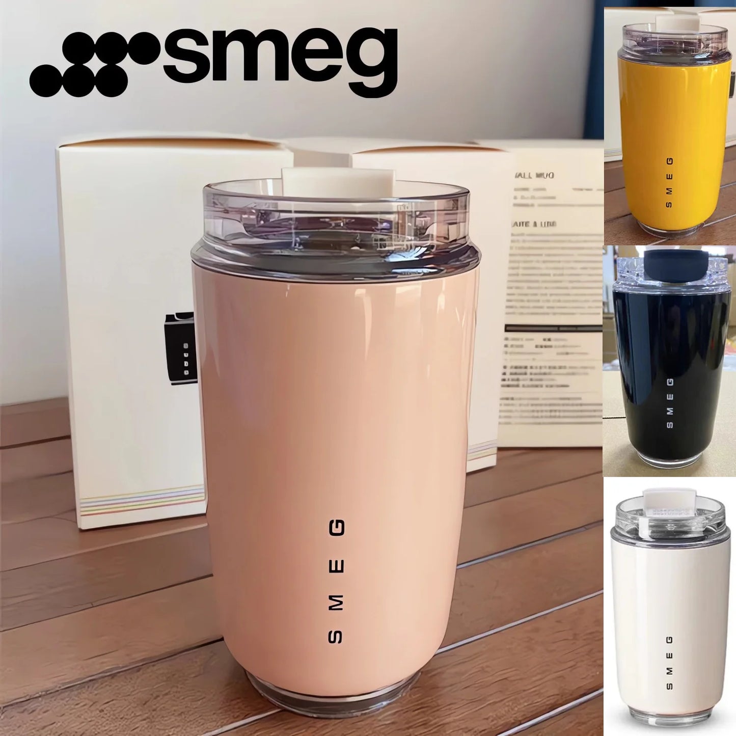 SMEG Stainless Steel Travel Mug