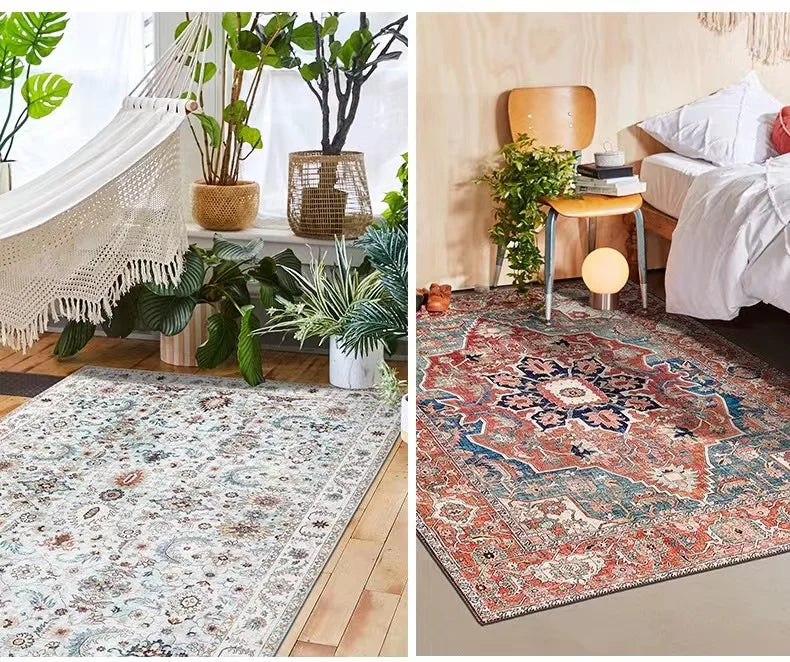 Vintage Persian Style Washable Carpet