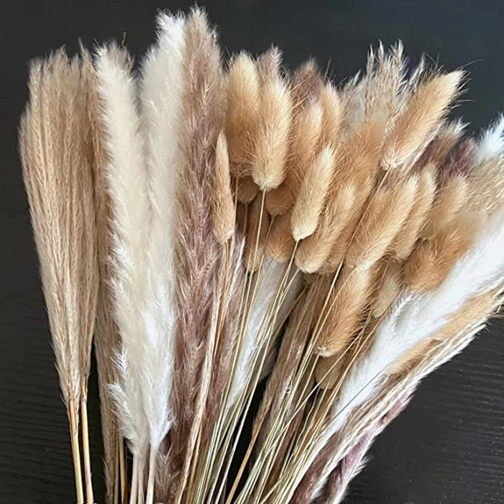 Fluffy Pampas Dried Flowers Bouquet