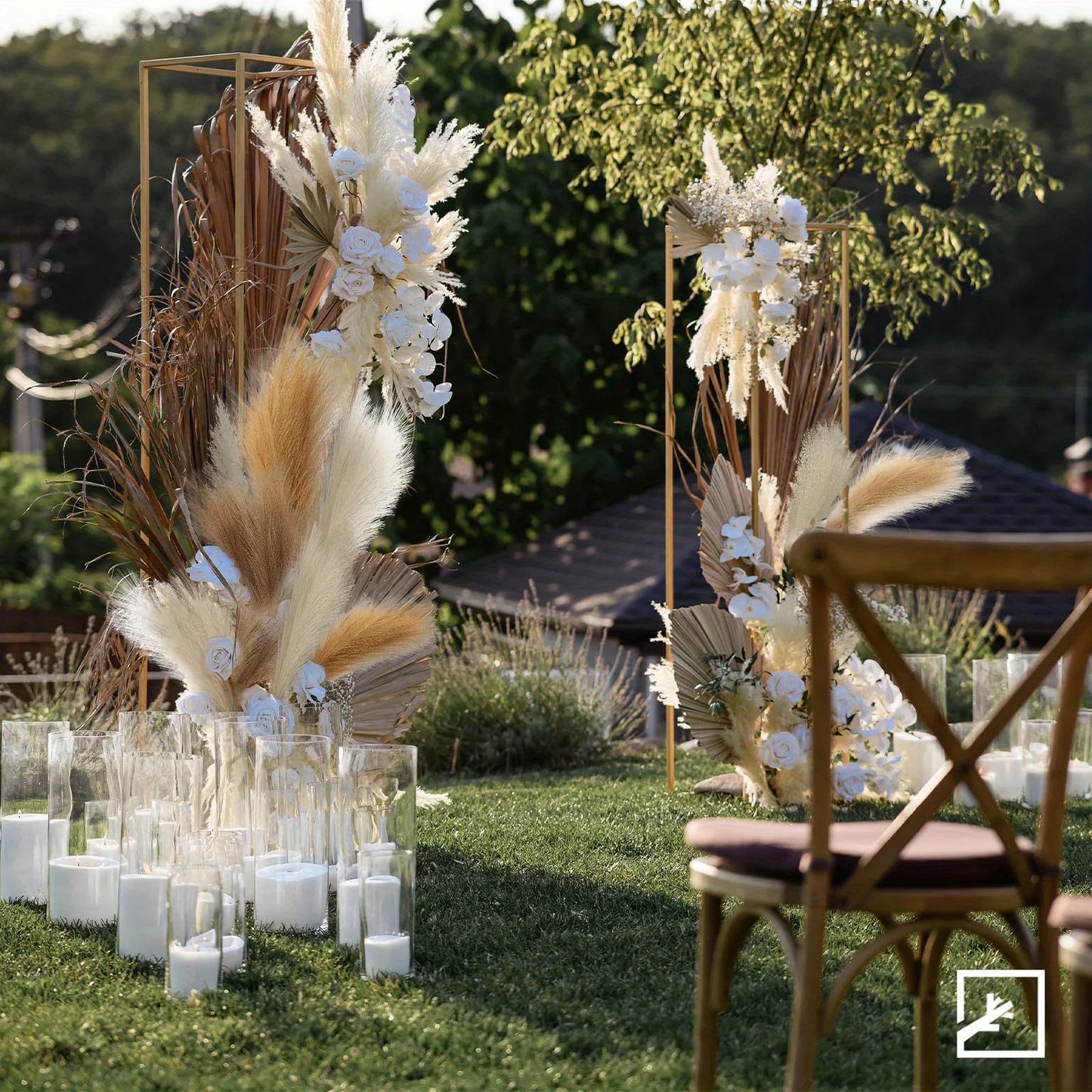 Silk Pampas Flower Bouquet (6PCS)