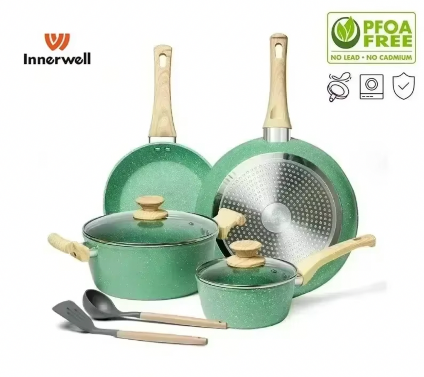 Nonstick Granite Stone Cookware Set