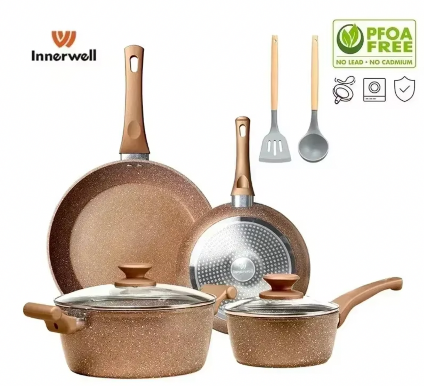 Nonstick Granite Stone Cookware Set