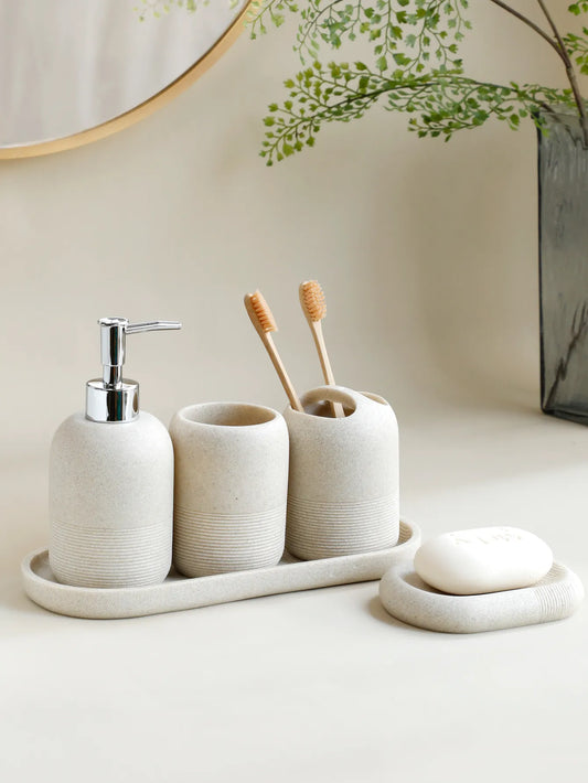 Minimalist Bathroom Accessory Set